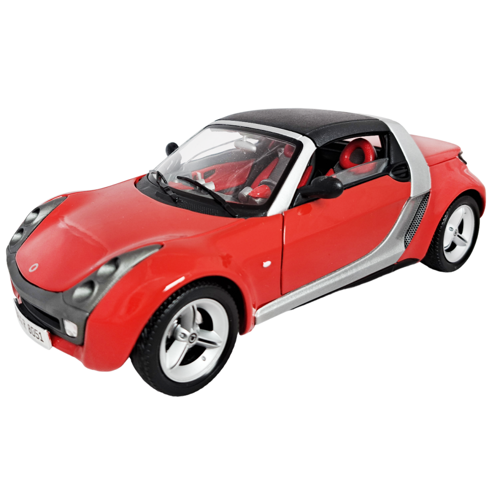 Коллекционная модель SMART Roadster Cabriolet 1/18 red фото