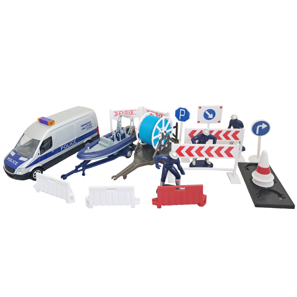 Полицейская служба набор коллекционная машинка масштаб 1:64 фото