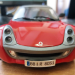 Smart Roadster Coupe 1:18 коллекционная металлическая модель автомобиля red фото - 25