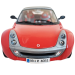 Smart Roadster Coupe 1:18 коллекционная металлическая модель автомобиля red фото - 7