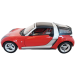 Smart Roadster Coupe 1:18 коллекционная металлическая модель автомобиля red фото - 5