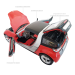 Smart Roadster Coupe 1:18 коллекционная металлическая модель автомобиля red фото - 3