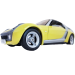 Smart Roadster Coupe 1:18 коллекционная металлическая модель автомобиля yel фото - 16