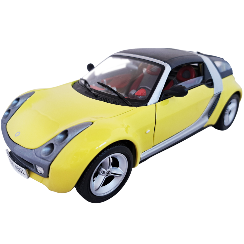 Smart Roadster Coupe 1:18 коллекционная металлическая модель автомобиля yel фото