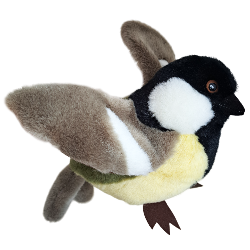 Синица 35 см мягкая плюшевая игрушка серия Birds фото