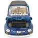 FIAT 500 F 1965 1:18 Bburago коллекционная масштабная модель автомобиля blue фото - 3