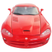 Dodge Viper SRT-10 коллекционная модель автомобиля 1:24 red фото - 4