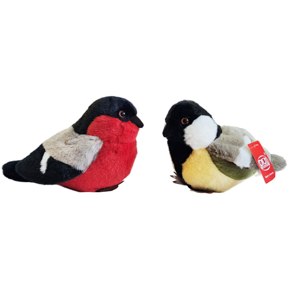 Снегирь и Синица набор мягкий плюшевых игрушек Pluti фото