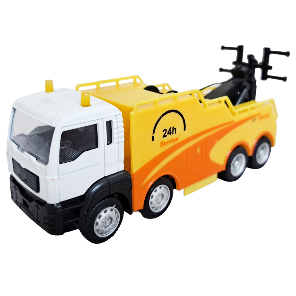 Грузовой эвакуатор MAN коллекционная машинка масштаб 1:64 фото