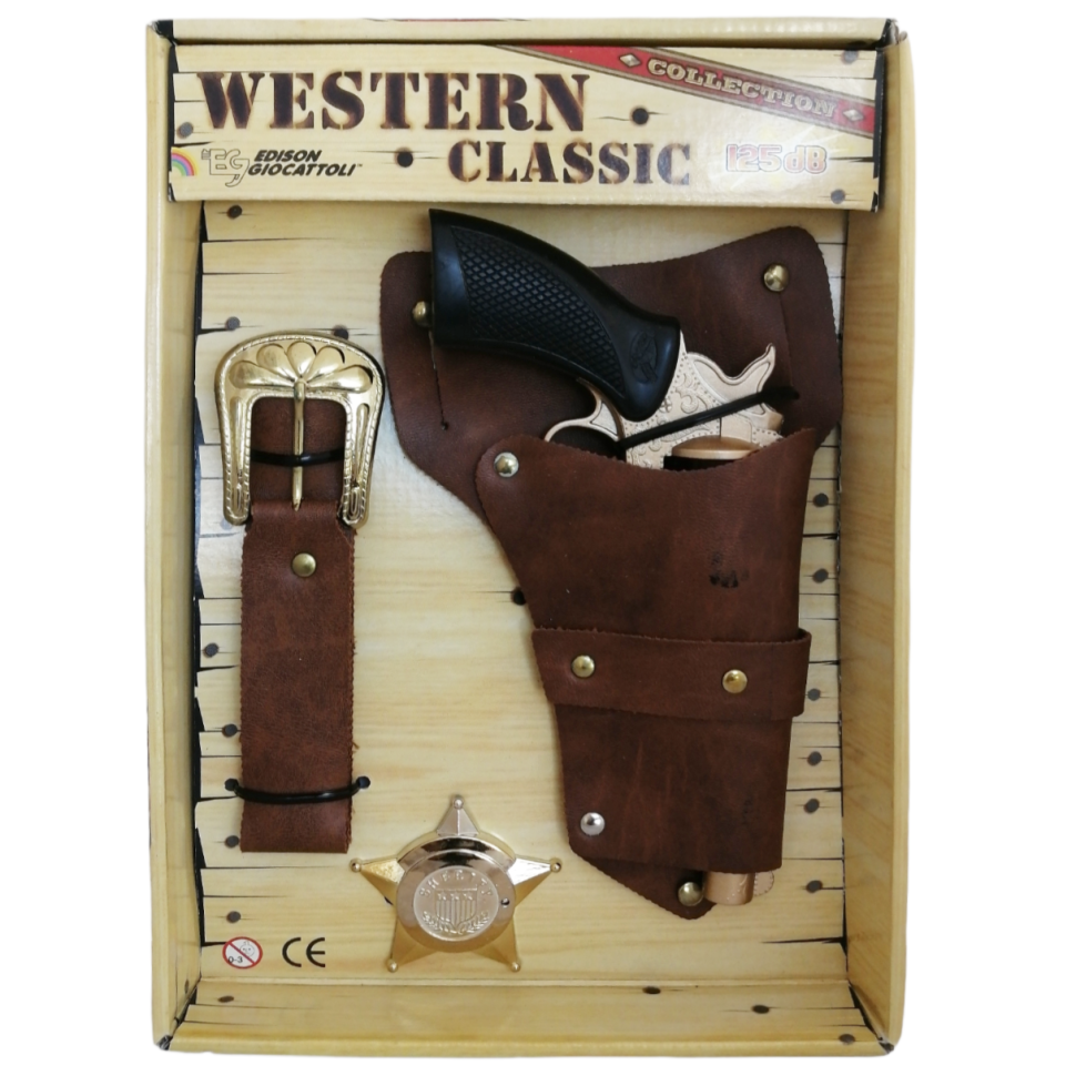 Набор Western Classic с кобурой, ремнём и жетоном шерифа фото