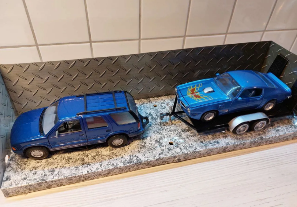 GMC Jimmy + Pontiac Firebird 1973г 1:24 набор коллекционных моделей автомобилей фото