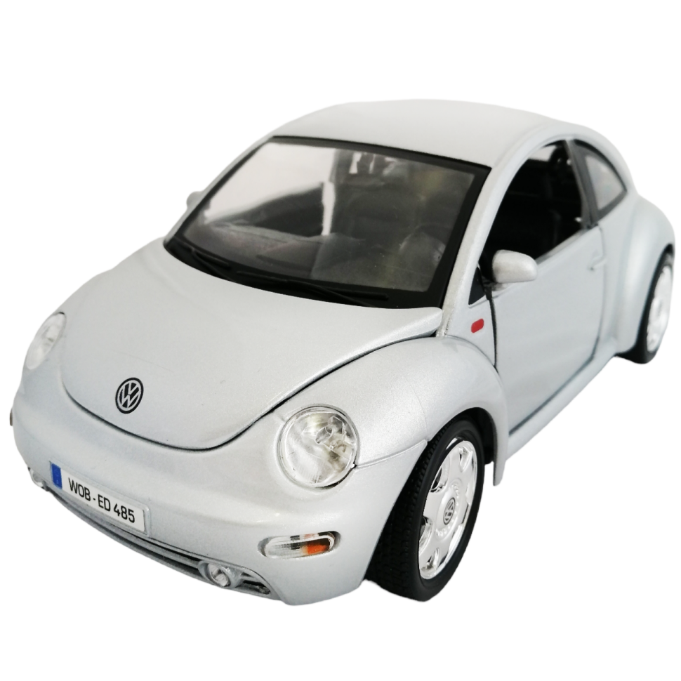 Volkswagen New Beetle 1998 коллекционная модель автомобиля 1:18  фото