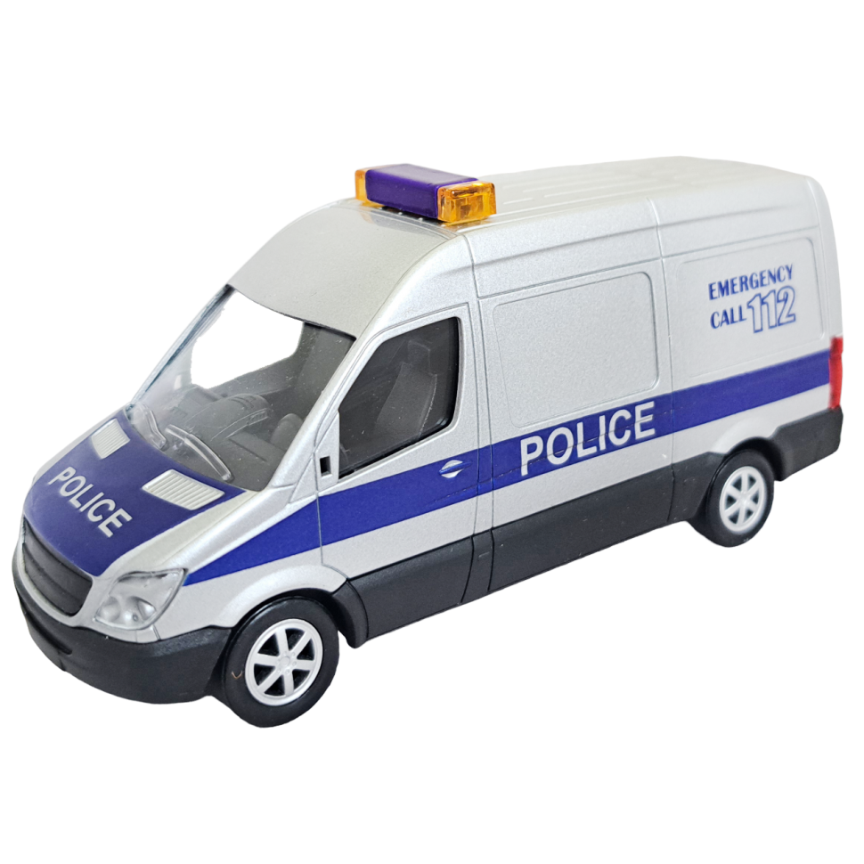 Полицейский фургон коллекционная машинка масштаб 1:64 фото