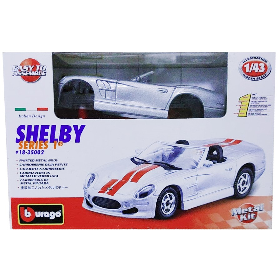 Shelby Series 1, масштаб 1:43 сборная масштабная металлическая модель автомобиля фото