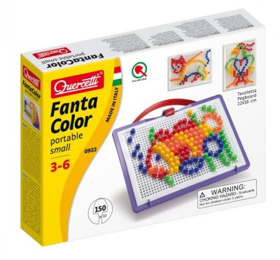 Рыбка мозаика 150 деталей d=10 мм в чемоданчике от 3-х лет Fantacolor Portable