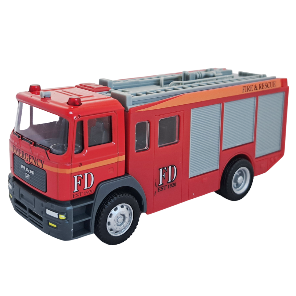 Пожарная машина коллекционная модель масштаб 1:64 фото