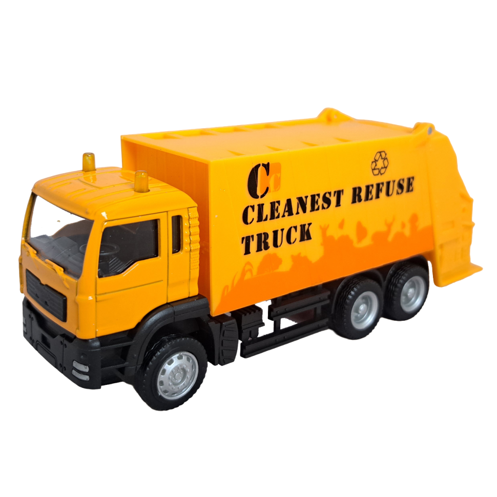 Грузовик мусоровоз коллекционная машинка масштаб 1:64  фото