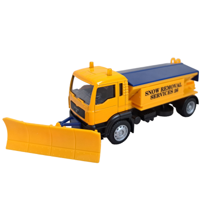 Грузовик снегоуборщик MAN коллекционная машинка масштаб 1:64