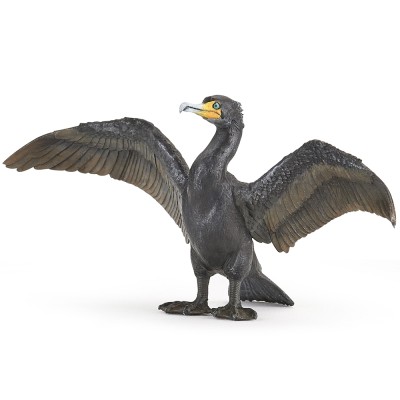 Большой баклан Phalacrocorax carbo — фигурка игрушка птицы