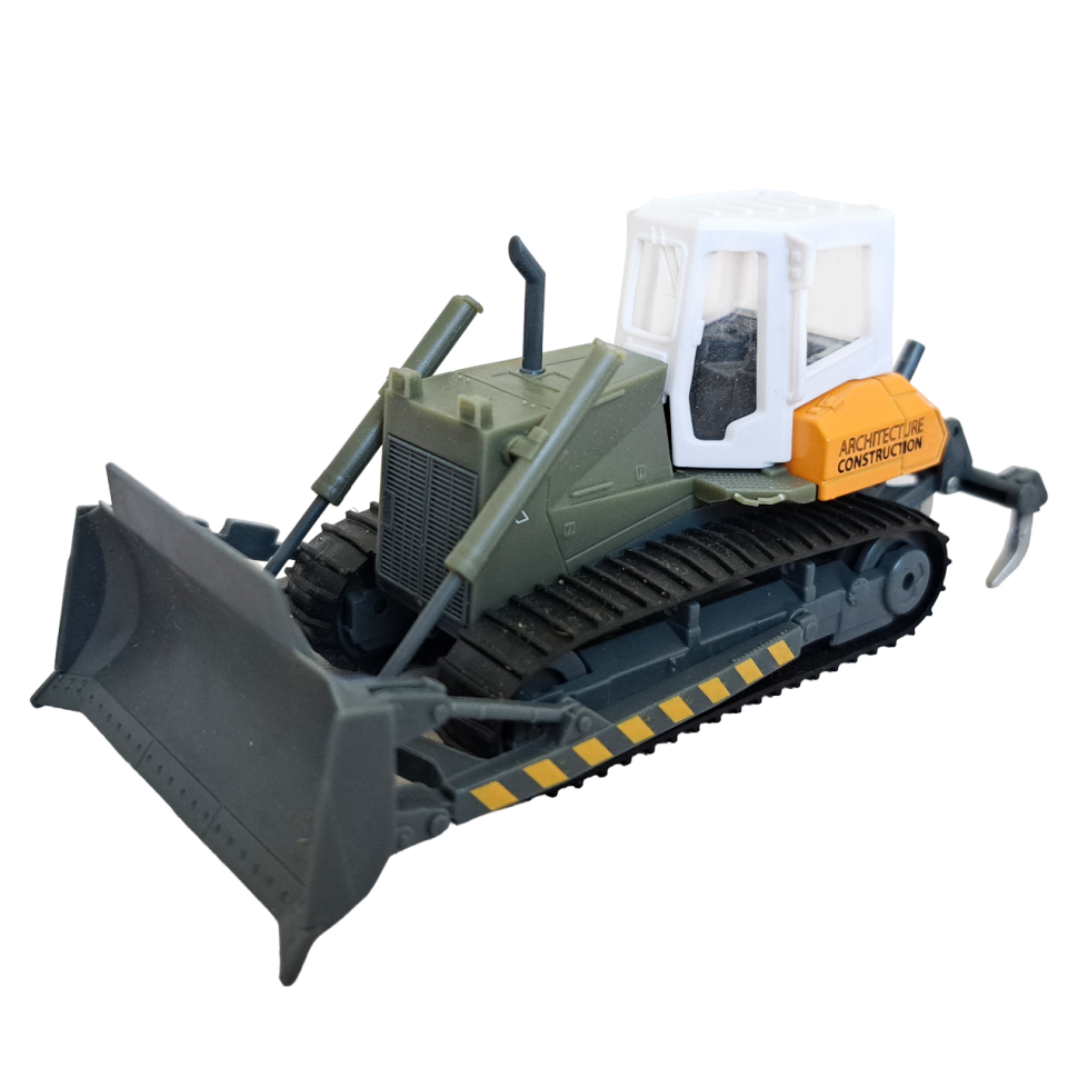 Бульдозер-рыхлитель строительный коллекционная модель масштаб 1:64 фото