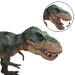 Тираннозавр Рекс зеленый бегущий 31 см с подвижной челюстью Tyrannosaurus — фигурка-игрушка фото - 7